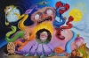 seven deadly sins painting, pop surrealism, neuroplasticity
