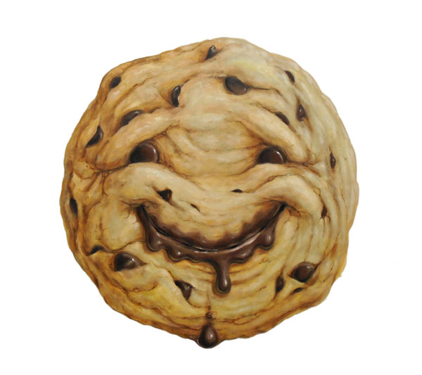 Stephen Gibb Canadian Pop Surrealism - chocolate chip cookie