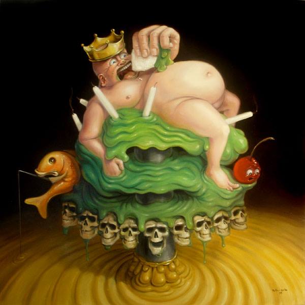 Stephen Gibb - Fat king, naked emperor, cake