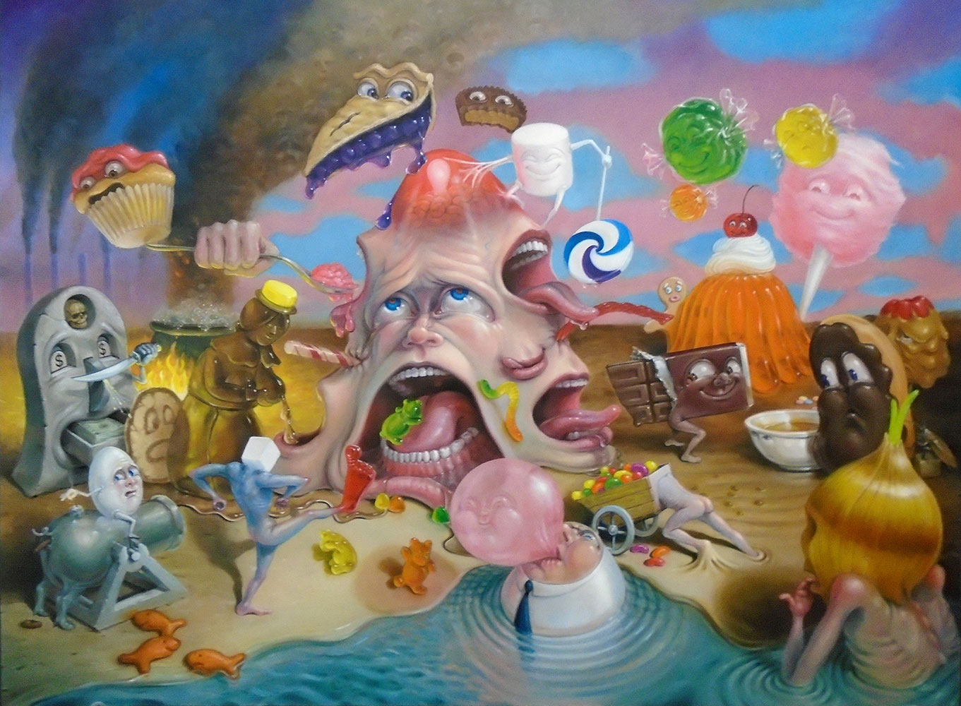 Surrealism and Pop Surrealism Paintings by Stephen Gibb