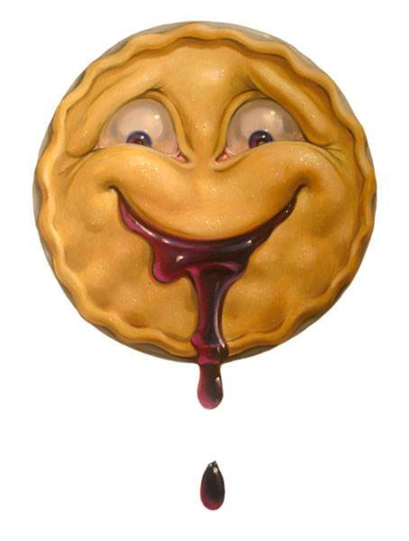 Canadian pop surrealism happy pie - Stephen Gibb