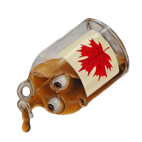 Canadian cuisine: Dripping Maple Syrup