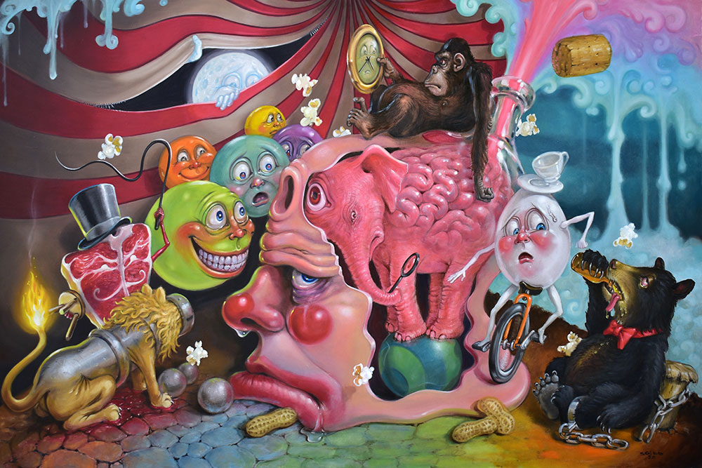 surreal art lowbrow pop surrealism Circus of Delusion